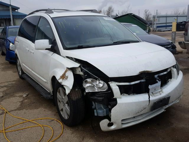 5N1BV28U16N122015 - 2006 NISSAN QUEST S WHITE photo 1