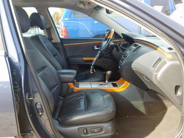 KMHFC46F48A258494 - 2008 HYUNDAI AZERA SE BLUE photo 5