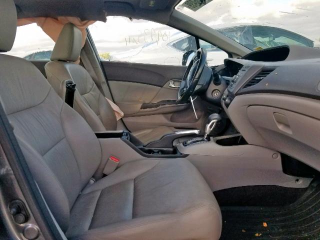 19XFB2F92CE026620 - 2012 HONDA CIVIC EXL 灰色 照片 5