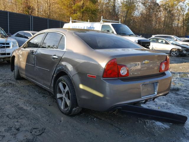 1G1ZC5E04CF281430 - 2012 CHEVROLET MALIBU 1LT CHARCOAL photo 3