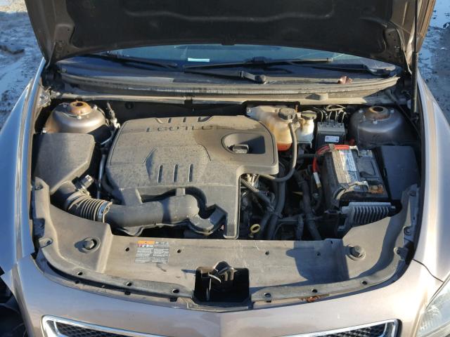 1G1ZC5E04CF281430 - 2012 CHEVROLET MALIBU 1LT CHARCOAL photo 7