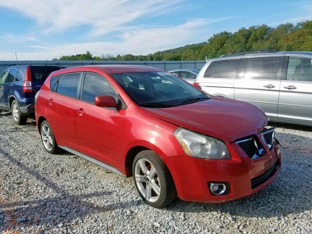 5Y2SP67099Z450414 - 2009 PONTIAC VIBE RED photo 1