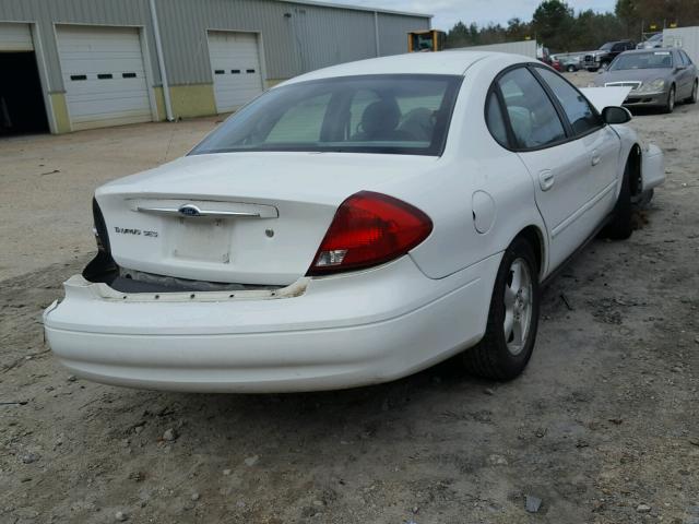 1FAFP55213A201360 - 2003 FORD TAURUS SES WHITE photo 4