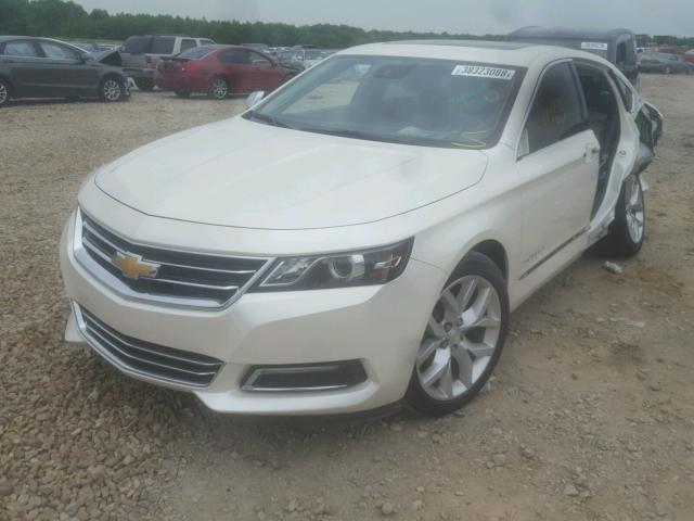 2G1145SL3E9250836 - 2014 CHEVROLET IMPALA LTZ WHITE photo 2