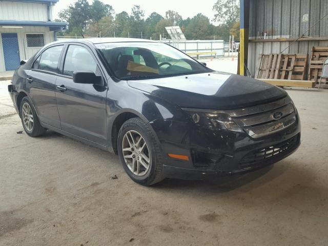 3FAHP0GA7BR249840 - 2011 FORD FUSION S BLACK photo 1