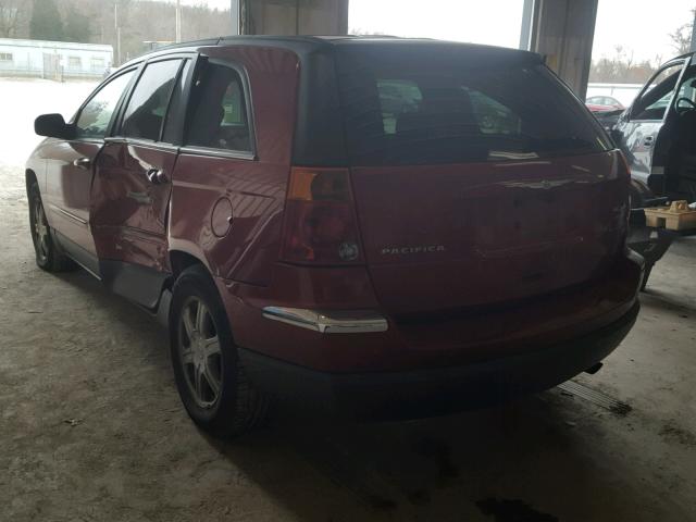 2C8GF68474R561409 - 2004 CHRYSLER PACIFICA RED photo 3