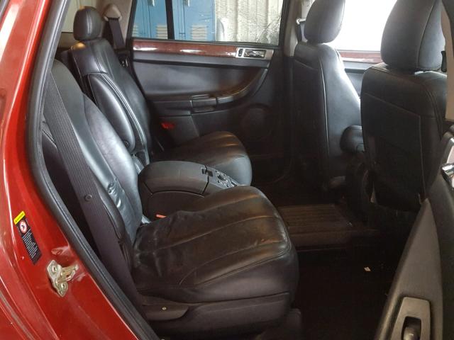 2C8GF68474R561409 - 2004 CHRYSLER PACIFICA RED photo 6