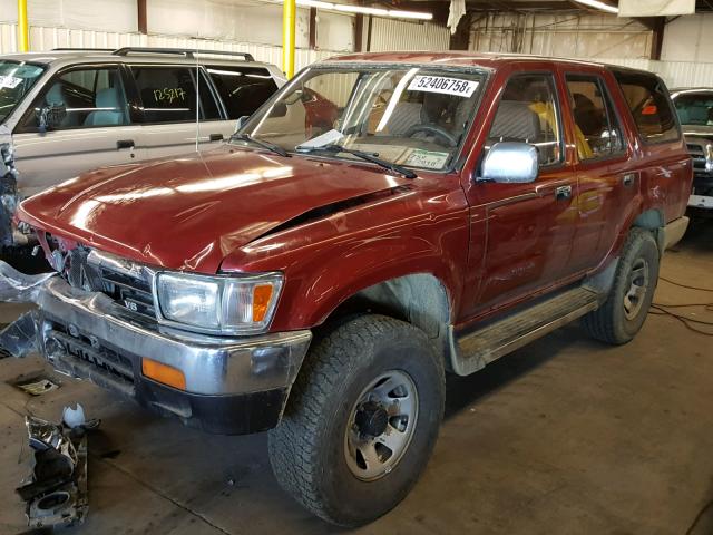 JT3VN39W1S0202367 - 1995 TOYOTA 4RUNNER VN RED photo 2