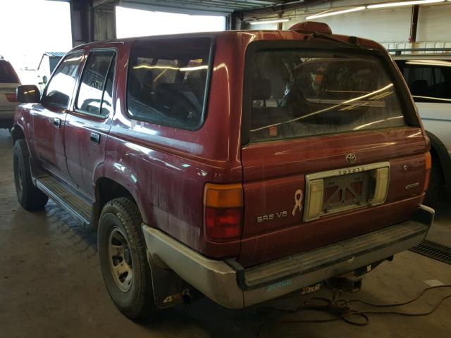 JT3VN39W1S0202367 - 1995 TOYOTA 4RUNNER VN RED photo 3