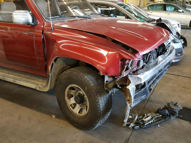 JT3VN39W1S0202367 - 1995 TOYOTA 4RUNNER VN RED photo 9