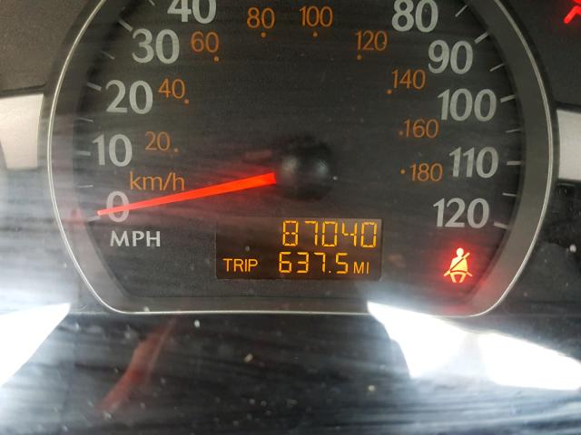 1G8AZ52F64Z175745 - 2004 SATURN ION LEVEL SILVER photo 8