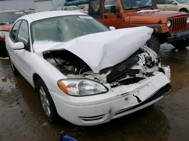 1FAFP56U86A226938 - 2006 FORD TAURUS SEL WHITE photo 1