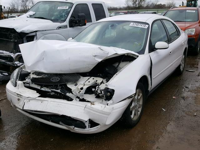 1FAFP56U86A226938 - 2006 FORD TAURUS SEL WHITE photo 2