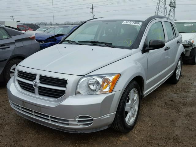 1B3HB28B88D770239 - 2008 DODGE CALIBER SILVER photo 2