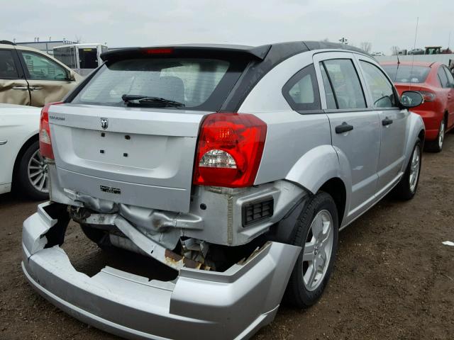 1B3HB28B88D770239 - 2008 DODGE CALIBER SILVER photo 4