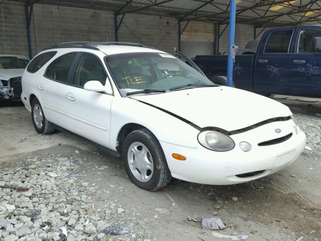 1FALP57U0VA173023 - 1997 FORD TAURUS GL WHITE photo 1