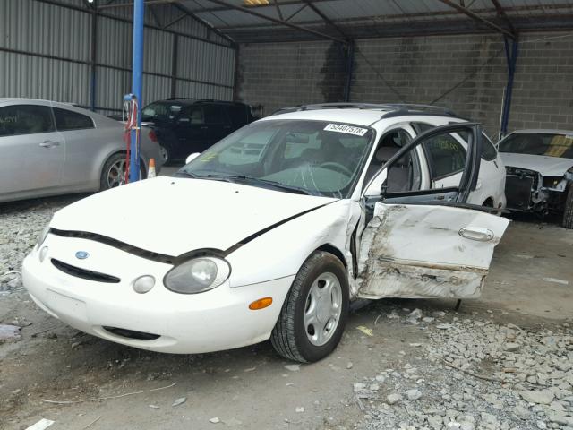 1FALP57U0VA173023 - 1997 FORD TAURUS GL WHITE photo 2