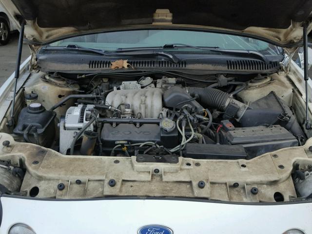 1FALP57U0VA173023 - 1997 FORD TAURUS GL WHITE photo 7