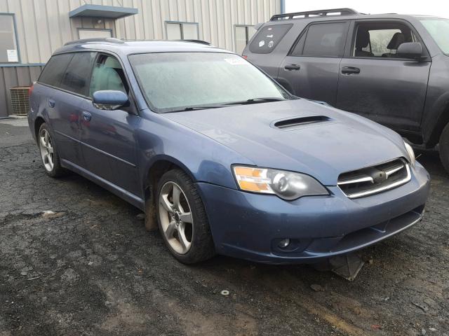 4S3BP686254319786 - 2005 SUBARU LEGACY GT BLUE photo 1