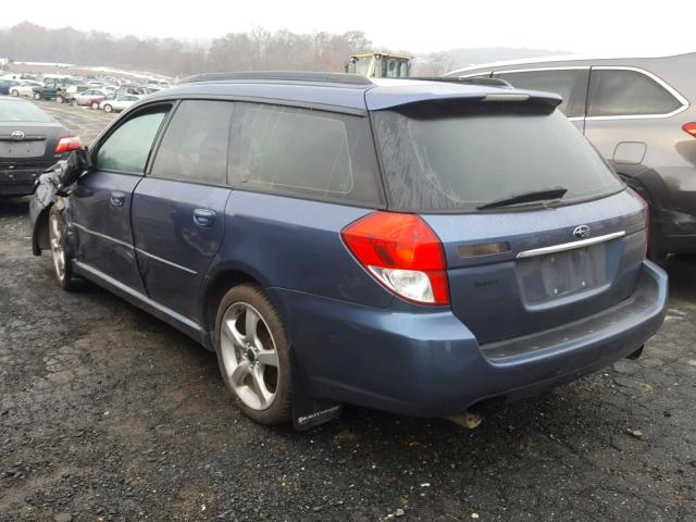 4S3BP686254319786 - 2005 SUBARU LEGACY GT BLUE photo 3