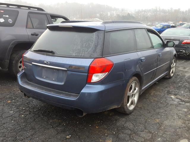 4S3BP686254319786 - 2005 SUBARU LEGACY GT BLUE photo 4