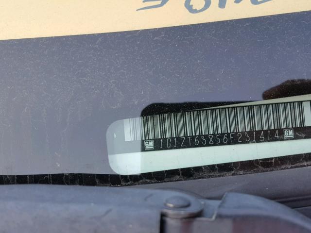 1G1ZT63856F231414 - 2006 CHEVROLET MALIBU MAX 白色 照片 10