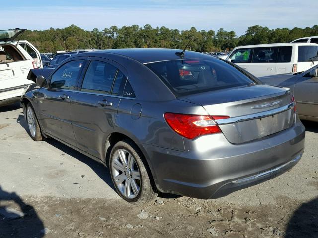 1C3CCBBBXDN656363 - 2013 CHRYSLER 200 TOURIN GRAY photo 3