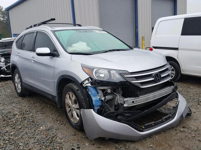 2HKRM3H76EH524164 - 2014 HONDA CR-V EXL SILVER photo 1