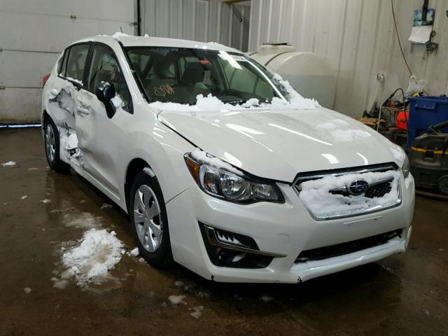 JF1GPAA67FG250456 - 2015 SUBARU IMPREZA BA WHITE photo 1