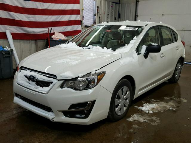 JF1GPAA67FG250456 - 2015 SUBARU IMPREZA BA WHITE photo 2