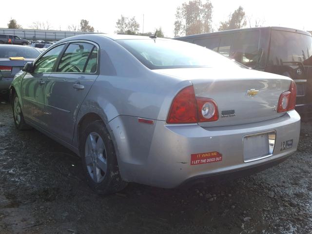 1G1ZG57B98F279585 - 2008 CHEVROLET MALIBU LS Gümüş foto 3