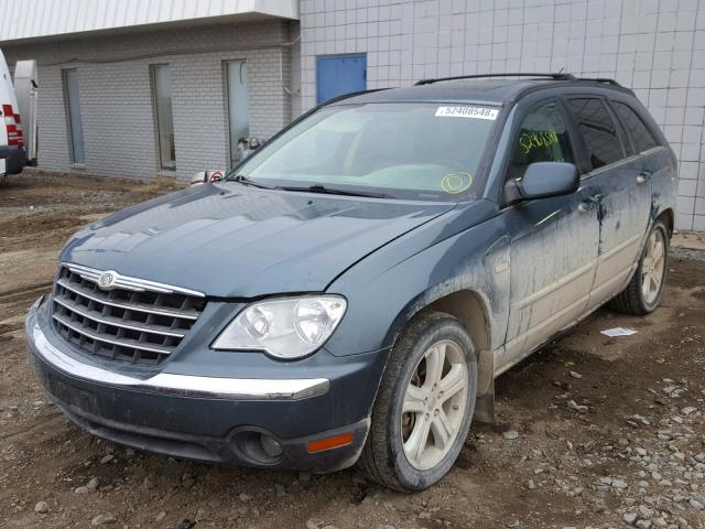 2A8GM68X37R176346 - 2007 CHRYSLER PACIFICA T BLUE photo 2