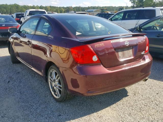 JTKDE177960074126 - 2006 TOYOTA SCION TC იასამნისფერი ფოტო 3