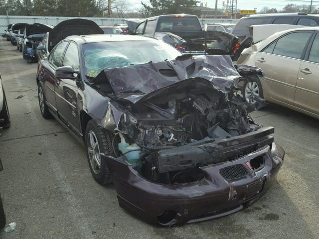 1G2WP52K12F245833 - 2002 PONTIAC GRAND PRIX MAROON photo 1