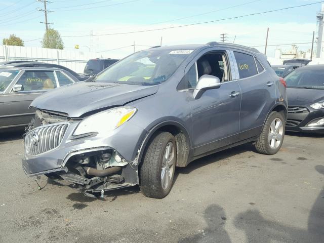 KL4CJFSB9FB145928 - 2015 BUICK ENCORE CON GRAY photo 2