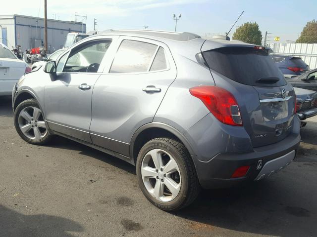 KL4CJFSB9FB145928 - 2015 BUICK ENCORE CON GRAY photo 3