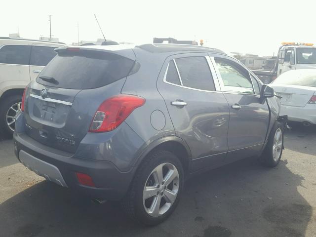 KL4CJFSB9FB145928 - 2015 BUICK ENCORE CON GRAY photo 4