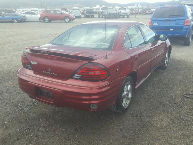 1G2NF52FX2C178037 - 2002 PONTIAC GRAND AM S MAROON photo 4