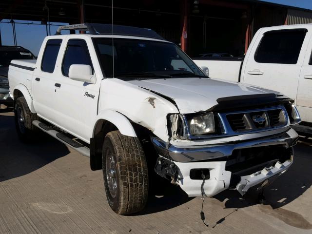 1N6ED27T5YC415974 - 2000 NISSAN FRONTIER C WHITE photo 1