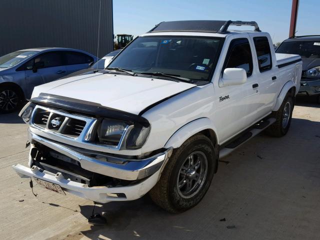 1N6ED27T5YC415974 - 2000 NISSAN FRONTIER C WHITE photo 2