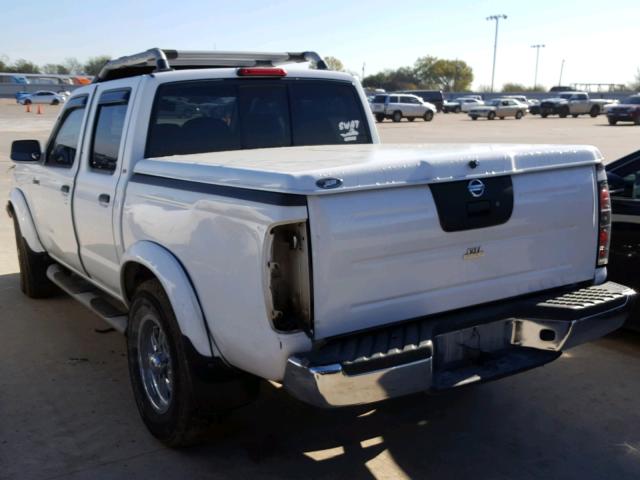 1N6ED27T5YC415974 - 2000 NISSAN FRONTIER C WHITE photo 3