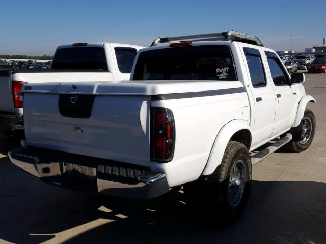 1N6ED27T5YC415974 - 2000 NISSAN FRONTIER C WHITE photo 4