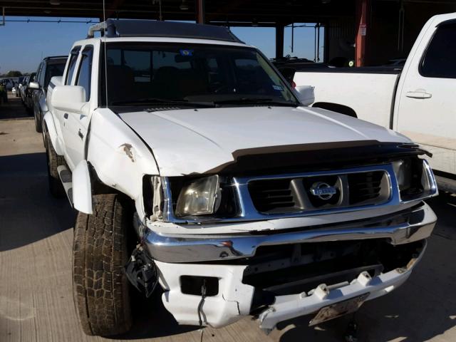 1N6ED27T5YC415974 - 2000 NISSAN FRONTIER C WHITE photo 9