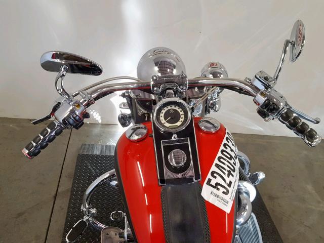 1HD1JDB176Y050918 - 2006 HARLEY-DAVIDSON FLSTNI RED photo 8