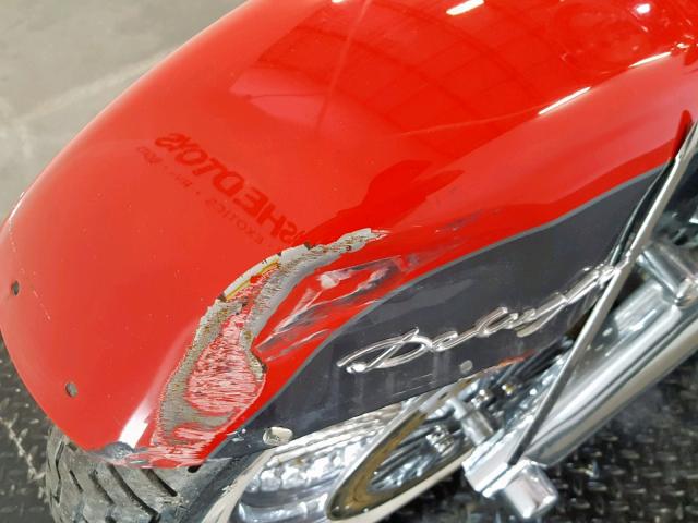 1HD1JDB176Y050918 - 2006 HARLEY-DAVIDSON FLSTNI RED photo 9