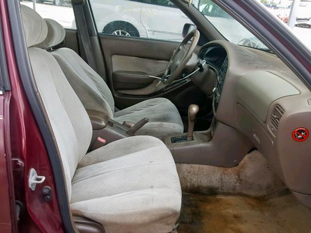 4T1BG12KXTU821124 - 1996 TOYOTA CAMRY DX BURGUNDY photo 5