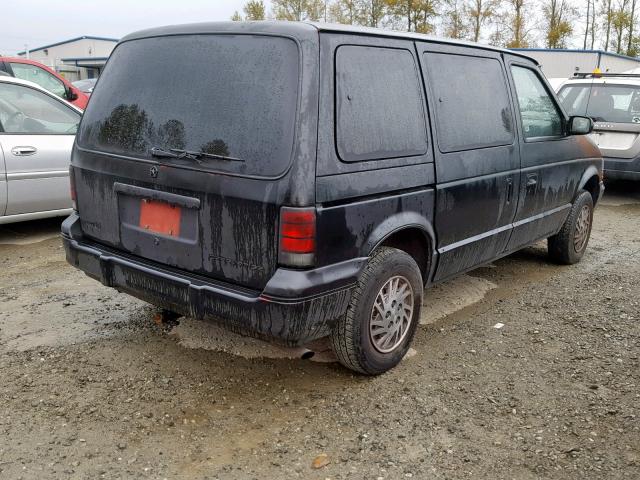 2B4GH45R7SR338118 - 1995 DODGE CARAVAN SE BLACK photo 4