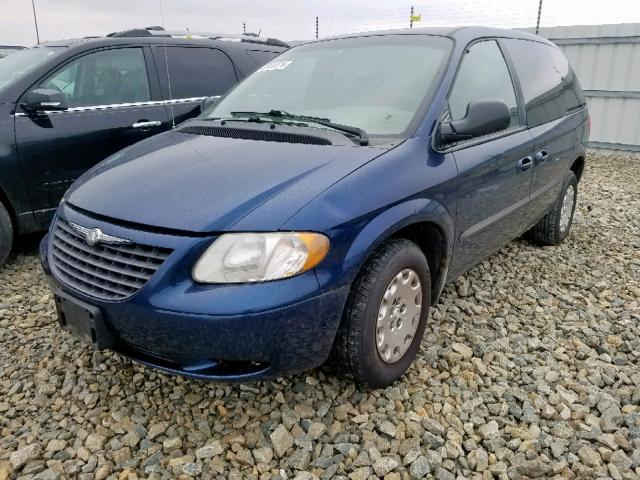 1C4GJ45373B123230 - 2003 CHRYSLER VOYAGER LX BLUE photo 2