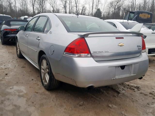 2G1WU57M691311639 - 2009 CHEVROLET IMPALA LTZ SILVER photo 3