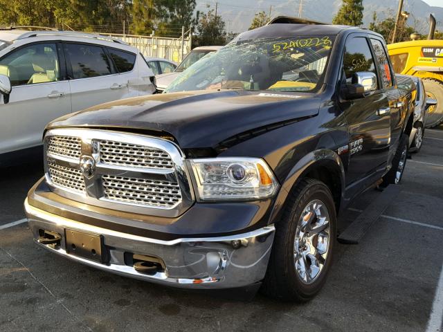 1C6RR6JT1DS534991 - 2013 RAM 1500 LARAM BLACK photo 2